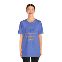 Load image into Gallery viewer, Hanukkah "Let's Eat!" Unisex Jersey Short Sleeve Tee