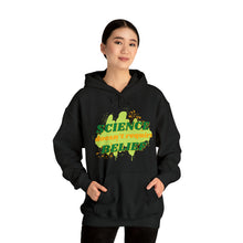 Load image into Gallery viewer, "Science Doesn't Require Belief" Unisex Pullover Hoodie