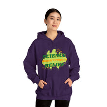 Load image into Gallery viewer, "Science Doesn't Require Belief" Unisex Pullover Hoodie