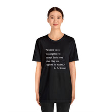 Load image into Gallery viewer, Skinner on Science Unisex Jersey Short Sleeve Tee