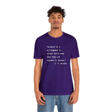 Load image into Gallery viewer, Skinner on Science Unisex Jersey Short Sleeve Tee
