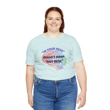 Load image into Gallery viewer, "In Your Head" Unisex Jersey Short Sleeve Tee