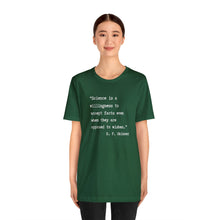 Load image into Gallery viewer, Skinner on Science Unisex Jersey Short Sleeve Tee
