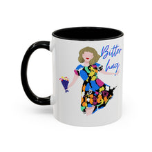 Load image into Gallery viewer, "Bitter Hag"/"Not How It Works" Accent Coffee Mug, 11oz