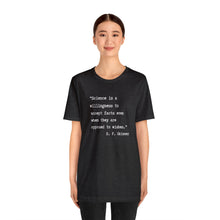 Load image into Gallery viewer, Skinner on Science Unisex Jersey Short Sleeve Tee
