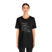 Load image into Gallery viewer, Skinner on Science Unisex Jersey Short Sleeve Tee