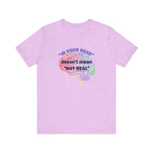 Load image into Gallery viewer, "In Your Head" Unisex Jersey Short Sleeve Tee