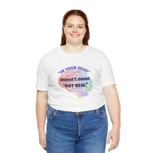 Load image into Gallery viewer, "In Your Head" Unisex Jersey Short Sleeve Tee