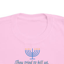 Load image into Gallery viewer, Hanukkah "Let's Eat!" Kid's Fine Jersey Tee