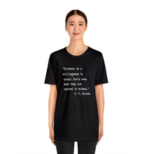 Load image into Gallery viewer, Skinner on Science Unisex Jersey Short Sleeve Tee