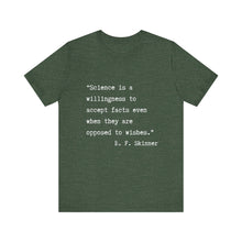 Load image into Gallery viewer, Science Quote Unisex Jersey Short Sleeve Tee