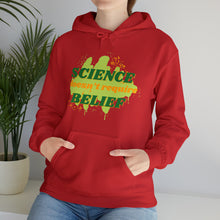Load image into Gallery viewer, "Science Doesn't Require Belief" Unisex Pullover Hoodie