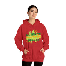 Load image into Gallery viewer, "Science Doesn't Require Belief" Unisex Pullover Hoodie