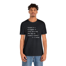 Load image into Gallery viewer, Skinner on Science Unisex Jersey Short Sleeve Tee