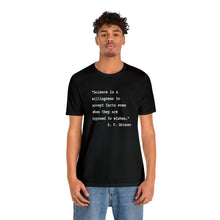 Load image into Gallery viewer, Skinner on Science Unisex Jersey Short Sleeve Tee