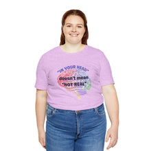 Load image into Gallery viewer, "In Your Head" Unisex Jersey Short Sleeve Tee