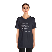 Load image into Gallery viewer, Skinner on Science Unisex Jersey Short Sleeve Tee