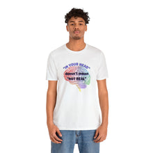 Load image into Gallery viewer, "In Your Head" Unisex Jersey Short Sleeve Tee