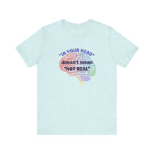 Load image into Gallery viewer, "In Your Head" Unisex Jersey Short Sleeve Tee
