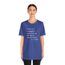 Load image into Gallery viewer, Skinner on Science Unisex Jersey Short Sleeve Tee