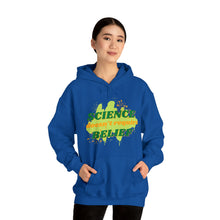 Load image into Gallery viewer, "Science Doesn't Require Belief" Unisex Pullover Hoodie