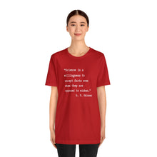 Load image into Gallery viewer, Skinner on Science Unisex Jersey Short Sleeve Tee