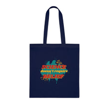 Load image into Gallery viewer, "Real Psychology with Dr. Inna" Cotton Tote with Dr. Inna quote