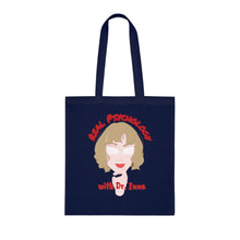 Load image into Gallery viewer, "Real Psychology with Dr. Inna" Cotton Tote with Dr. Inna quote