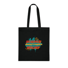 Load image into Gallery viewer, "Real Psychology with Dr. Inna" Cotton Tote with Dr. Inna quote
