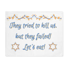 Load image into Gallery viewer, Jewish Holidays White Placemat