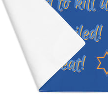 Load image into Gallery viewer, Jewish Holidays Blue Placemat