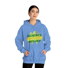 Load image into Gallery viewer, &quot;Science Doesn&#39;t Require Belief&quot; Unisex Pullover Hoodie
