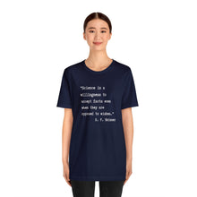 Load image into Gallery viewer, Skinner on Science Unisex Jersey Short Sleeve Tee
