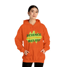 Load image into Gallery viewer, &quot;Science Doesn&#39;t Require Belief&quot; Unisex Pullover Hoodie
