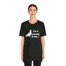 Load image into Gallery viewer, Learning is Coo Pigeon Jersey Short Sleeve Tee
