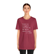 Load image into Gallery viewer, Skinner on Science Unisex Jersey Short Sleeve Tee
