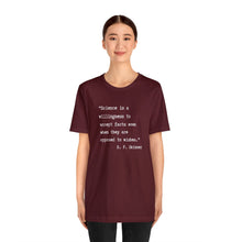 Load image into Gallery viewer, Skinner on Science Unisex Jersey Short Sleeve Tee
