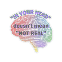 Load image into Gallery viewer, "In Your Head" Kiss-Cut Stickers
