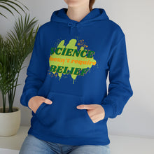 Load image into Gallery viewer, &quot;Science Doesn&#39;t Require Belief&quot; Unisex Pullover Hoodie
