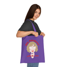 Load image into Gallery viewer, &quot;Real Psychology with Dr. Inna&quot; Cotton Tote with Dr. Inna quote
