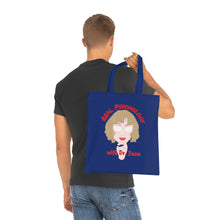 Load image into Gallery viewer, &quot;Real Psychology with Dr. Inna&quot; Cotton Tote with Dr. Inna quote
