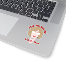 Load image into Gallery viewer, &quot;Real Psychology with Dr. Inna&quot; Kiss-Cut Stickers
