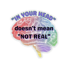 Load image into Gallery viewer, &quot;In Your Head&quot; Kiss-Cut Stickers
