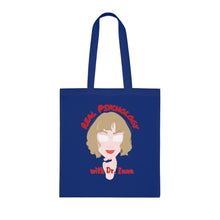 Load image into Gallery viewer, &quot;Real Psychology with Dr. Inna&quot; Cotton Tote with Dr. Inna quote
