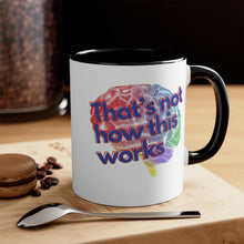 Load image into Gallery viewer, &quot;Real Psychology with Dr. Inna&quot; Accent Coffee Mug, 11oz
