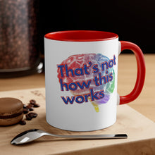 Load image into Gallery viewer, &quot;Real Psychology with Dr. Inna&quot; Accent Coffee Mug, 11oz
